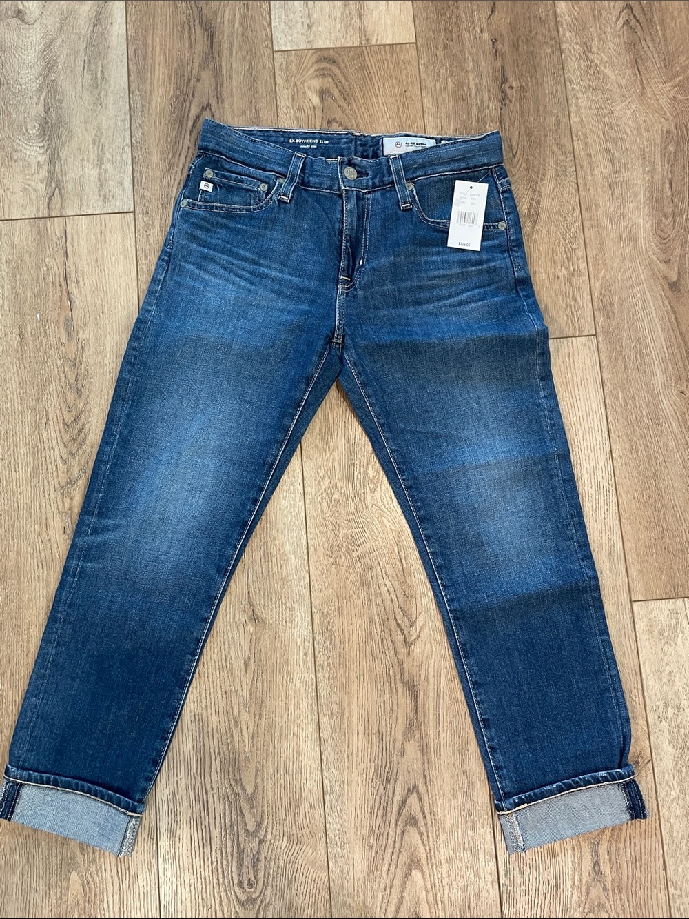 NWT AG-ED DENIM Ex-boyfriend slim jeans